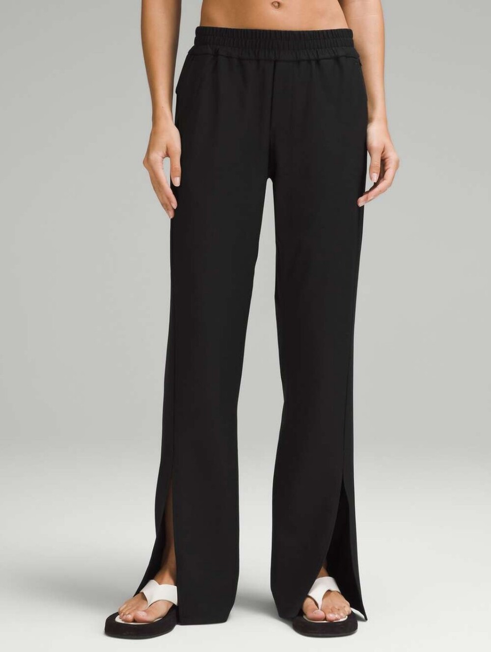 Lululemon Lab Stretch Cupro Slit Pants Black Size 6